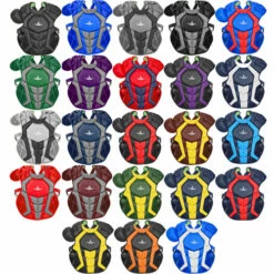 Top 10 👍 Discount - All-Star S7 Axis 16.5" Adult NOCSAE Approved Chest Protector Commotio Cordis CPCC40PRO PURPLE/GREY ⌛