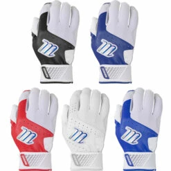 Wholesale ❤️ Discount - Marucci Crest ⚾ Baseball Batting Gloves Adult MBGCRST ROYAL/WHITE 🛒