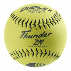 Top 10 🎁 Discount - Dudley 4U-540Y 12" USSSA Thunder ZN Polycore Slowpitch 🥎 Softball-Dozen 12 ✨