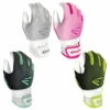 Coupon ⌛ Discount - Easton Hyperlite Youth 🥎 Softball Batting Gloves WHITE/MINT ✔️