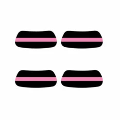 Flash Sale ❤️ Discount - EyeBlack Black and Pink Stripe Sticker Pack D3039 BLACK/PINK 🔔