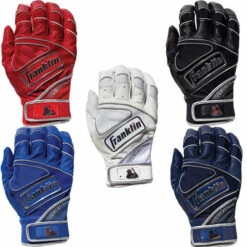 Cheapest ⭐ Discount - Franklin Powerstrap Chrome Adult ⚾ Baseball Batting Gloves ROYAL 🛒