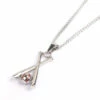Best Pirce 🔥 Discount - HOF Jewelry Stainless X ⚾ Baseball Bat Pendant Necklace STEEL 🔔