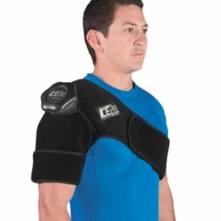 Cheapest ✔️ Discount - Ice20 Single Shoulder Ice Compression Wrap ICE-SHOULDER BLACK 🎉