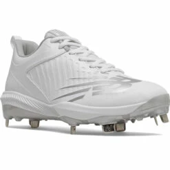 Flash Sale 🔥 Discount - New Balance FUSEv3 Women's Metal Fastpitch 🥎 Softball Cleat Low SMFUSEV3 WHITE 🛒