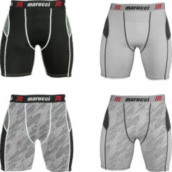 Best reviews of 🔔 Discount - Marucci Youth Padded Sliding Short w/ Cup MASLCP-W BLACK/SILVER 👏