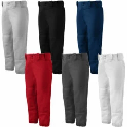 Hot Sale 😀 Discount - Mizuno Girls' Belted Fastpitch 🥎 Softball Pant 350462 WHITE 🎉