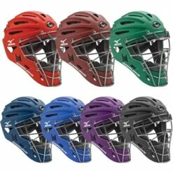 Coupon 🔔 Discount - Mizuno Samurai Catcher's Helmet G4 Youth 380192 PURPLE 🤩