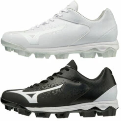 Top 10 🧨 Discount - Mizuno Women's 🥎 Softball Cleats Wave Finch Select 9 Molded Cleat 320591 BLACK/WHITE 🔔