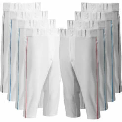 Best deal 🤩 Discount - Mizuno Select Piped Youth Short ⚾ Baseball Pant 350410 WHITE/NAVY 🎁