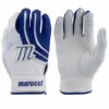 Cheap 🔔 Discount - Marucci Medallion Youth Fastpitch 🥎 Softball Batting Gloves MBGMDFPY WHITE/NAVY ⭐