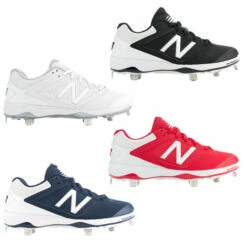 Best Pirce 👏 Discount - New Balance 4040v1 Low Women's Fastpitch Cleat SM4040 BLACK/WHITE 😀