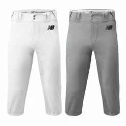 Cheap ✨ Discount - New Balance Men's Solid Knicker Short ⚾ Baseball Pants BMP236 WHITE ⌛