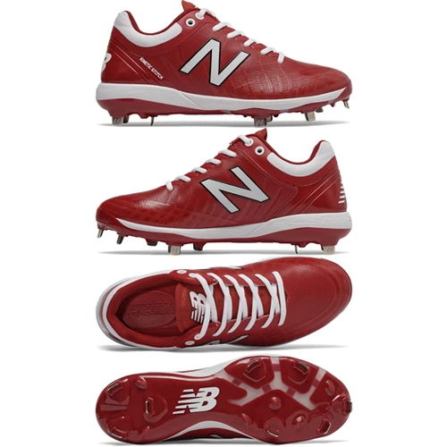 Promo ✔️ Discount - New Balance Metal ⚾ Baseball Cleats 4040v5 Low Men's ⚾ Baseball Cleat L4040V5 RED/WHITE 💯 11 Promo ✔️ Discount - New Balance Metal ⚾ Baseball Cleats 4040v5 Low Men's ⚾ Baseball Cleat L4040V5 RED/WHITE 💯 - Image 11