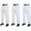 Deals ⌛ Discount - Rawlings Plated Pinstripe Adult ⚾ Baseball Pant PIN150 WHITE/ROYAL 🌟