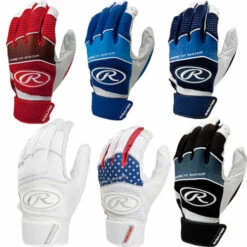 Discount ⌛ Discount - Rawlings Workhorse Adult Batting Gloves WH950BG SCARLET 🧨