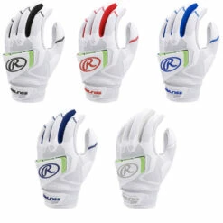 Deals 🌟 Discount - Rawlings Workhorse Pro Women's 🥎 Softball Batting Gloves FPWPBG WHITE/ROYAL 🔔