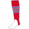 Discount 👏 Discount - Twin City 4" Striped Stirrup Sock Pattern D 100D1-000-4 RED/WHITE/BLUE ✔️